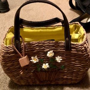 Esprit straw small bag. Vintage.